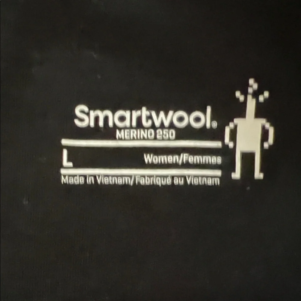 Smartwool Adult Black Long Underwear Leggings - Picture 2 of 4